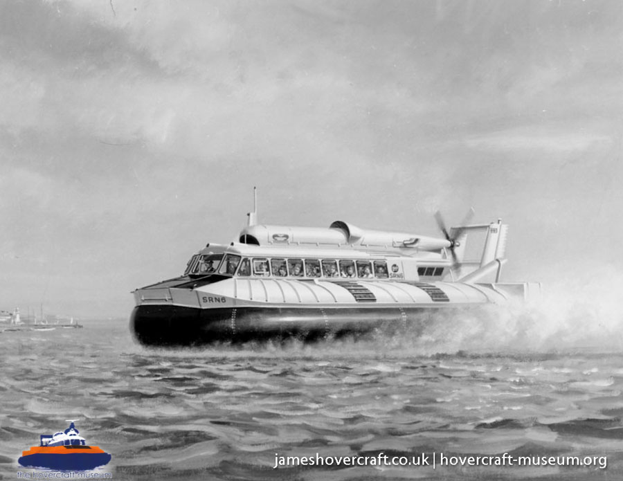 SRN6 passenger hovercraft -  (credit: The <a href='http://www.hovercraft-museum.org/' target='_blank'>Hovercraft Museum Trust</a>).